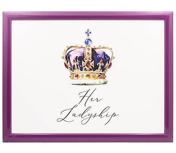 Premium Cushioned Lap Tray, Her Ladyship