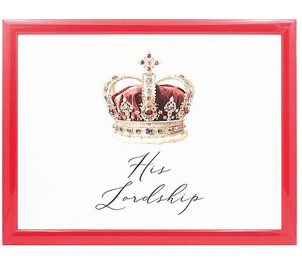 Premium Cushioned Lap Tray, His Lordship