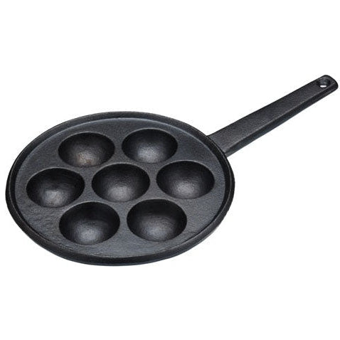 KitchenCraft Cast Iron Danish Pancake Pan