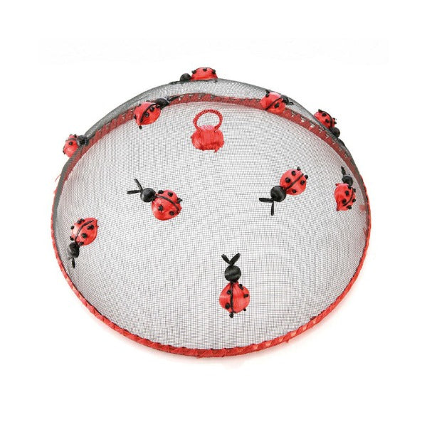 Domed Mesh Food Cover, 35cm, Ladybird  (ED06)