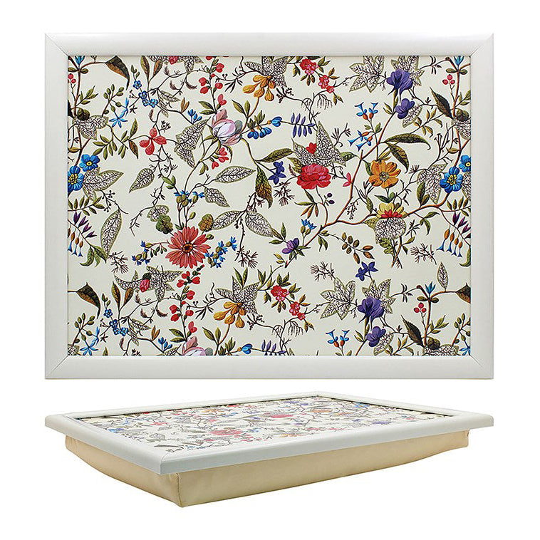 Premium Cushioned Lap Tray, William Kilburn Wild Flowers