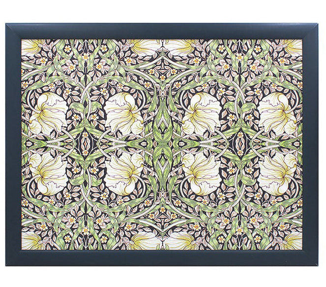 Premium Cushioned Lap Tray, William Morris Midnight Pimpernel