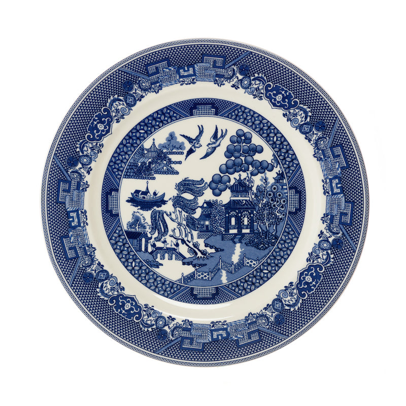 Blue Willow Pattern Breakfast & Salad Plate, 23cm