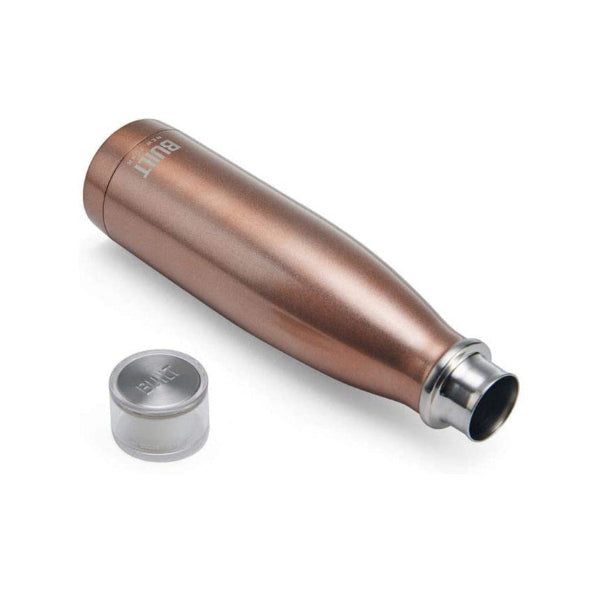 Built Double Walled Insulated Drinks Bottle, 500ml, Rose Gold