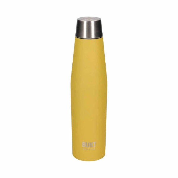 Built Double Walled Insulated Drinks Bottle, 540ml, Yellow