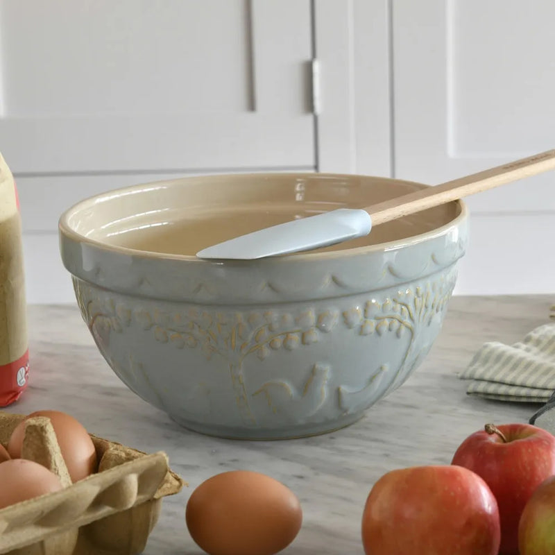 The Pantry Ceramic Mixing Bowl, Soft White, 27cm