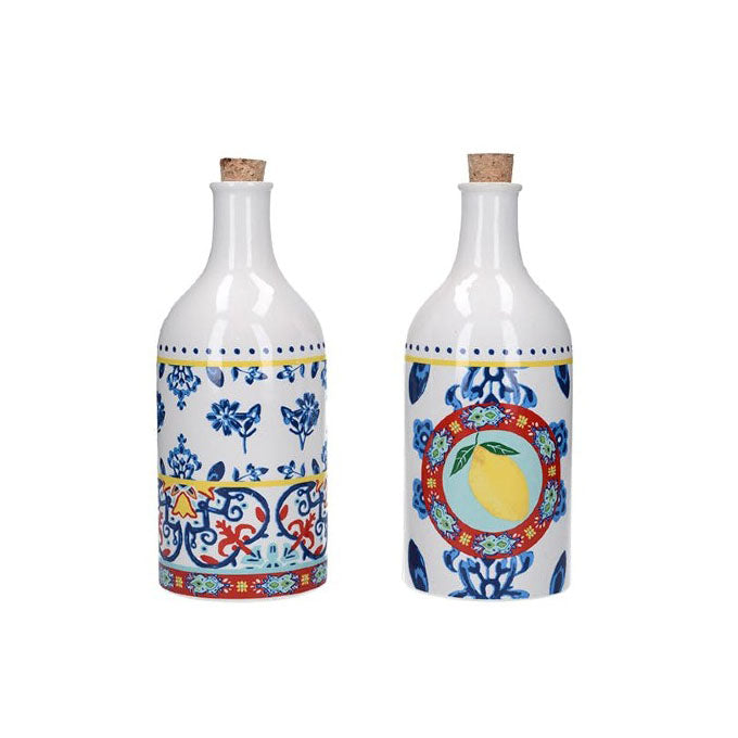 KitchenCraft Ceramic Oil & Vinegar Bottle Set. 500ml (k85d)
