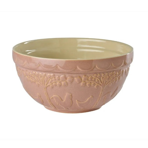 The Pantry Ceramic Mixing Bowl, Pink Rose, 23cm