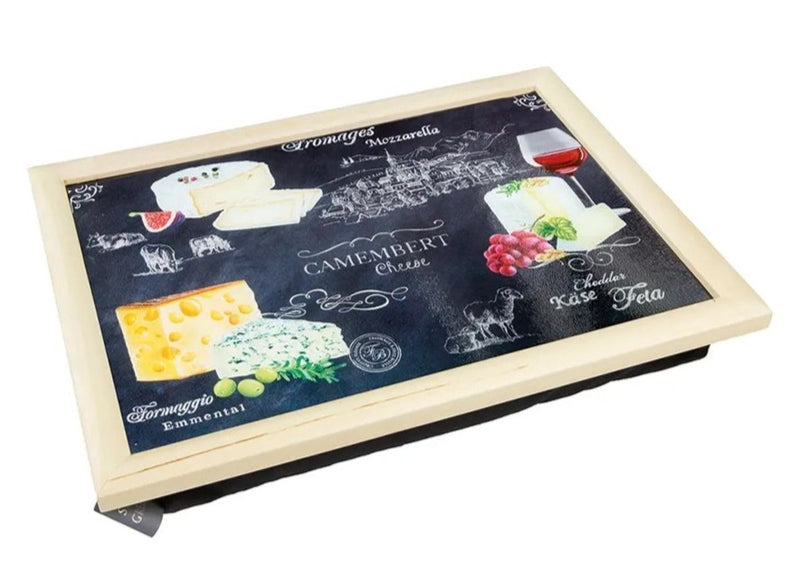 Premium Cushioned Lap Tray, World Of Cheese