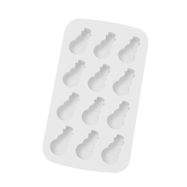 Snowman 12 Cup Silicone Chocolate & Ice Mould