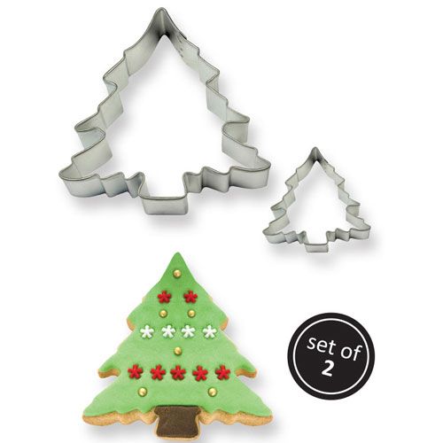PME Cookie Cutter Christmas Trees, Set Of 2