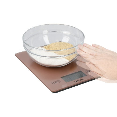 Taylor Pro Digital Dry / Liquid Cooking Scales, Rose Gold