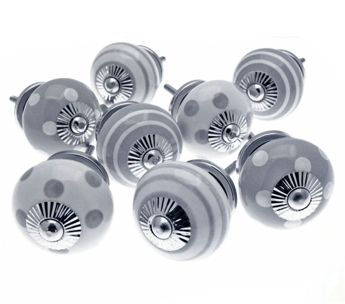 Drawer Knobs, Set Of 8, 4cm (zz468)