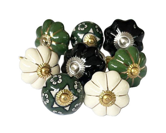 Drawer Knobs, Set Of 8, 4cm - 4.5cm (jh678)