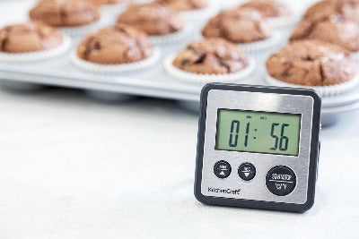 Kitchencraft Digital Meat & Food Thermometer & Timer