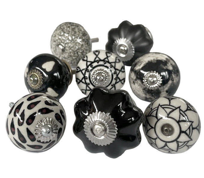 Drawer Knobs, Set Of 8, 4cm - 4.5cm (ms234)