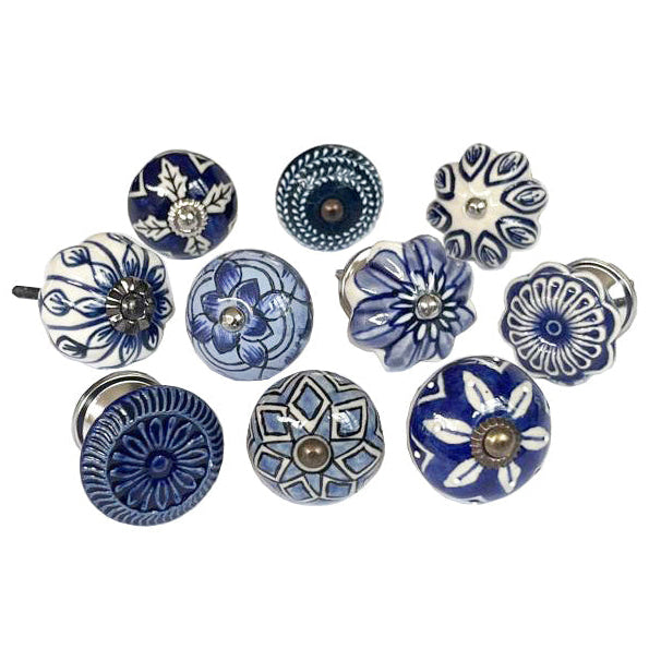 Drawer Knobs, Set Of 10, 4cm - 4.5cm (tu456)