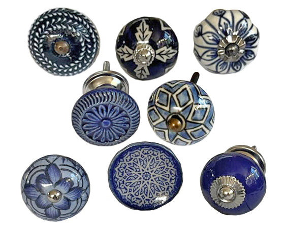 Drawer Knobs, Set Of 8, 4cm - 4.75cm (zh456)