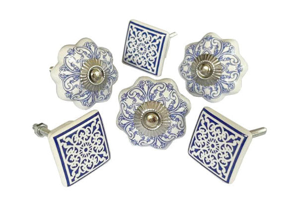 Drawer Knobs, Set Of 6, 3.5cm - 4.25cm (ty246)