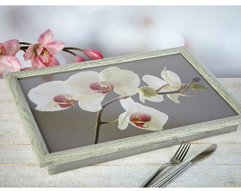 Premium Cushioned Lap Tray, Orchid Harmony