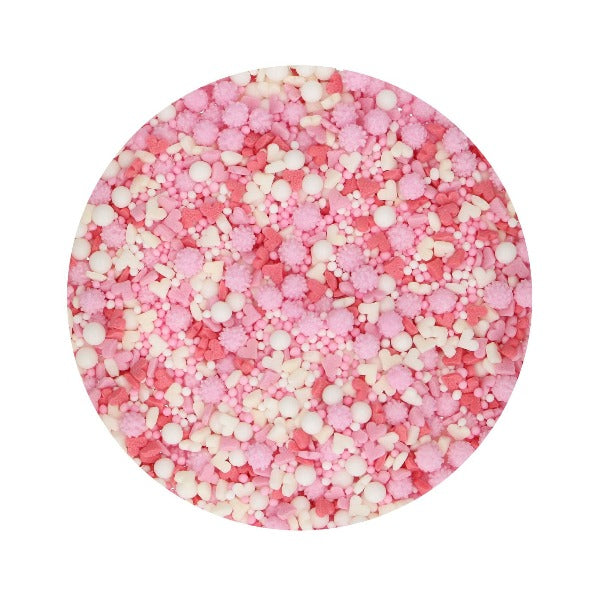 FunCakes Pink & White Cake Sprinkles, 65g, Beloved