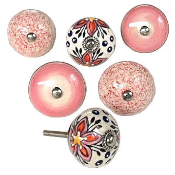 Drawer Knobs, Set Of 6, 4cm - 4.25cm (lk642)