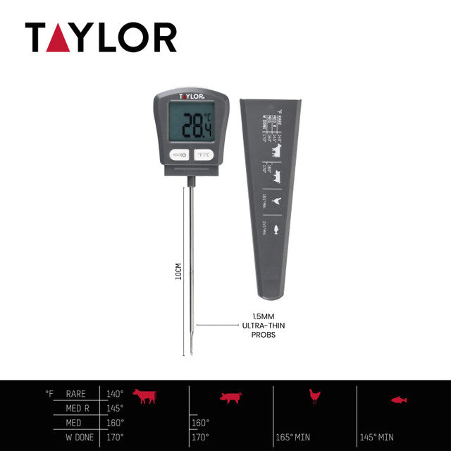 Taylor Pro Instant Read USB Rechargeable Thermometer