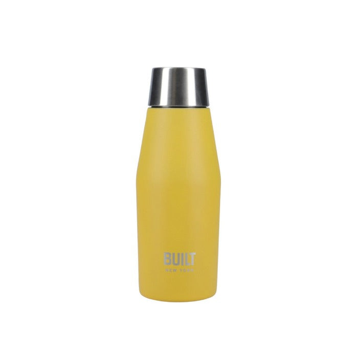 Built Double Walled Insulated Drinks Bottle, 330ml, Yellow