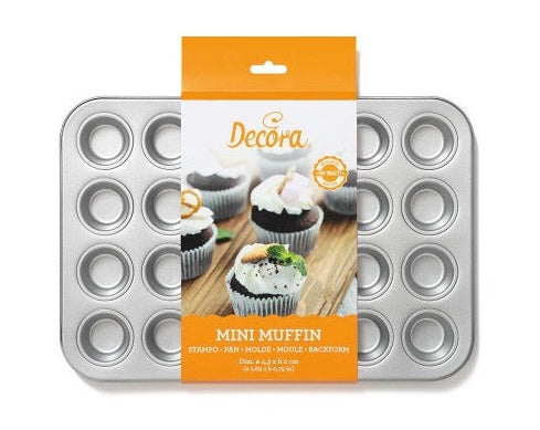 24 Cup Non-Stick Mini Muffin & Cupcake Tin (D35W)