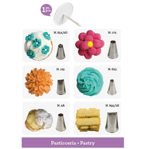 Icing & Piping Nozzles, 7 Piece, Pastry (D043)