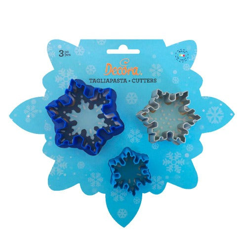 Frozen Snowflake Cookie Cutters, Set Of 3 (D046)