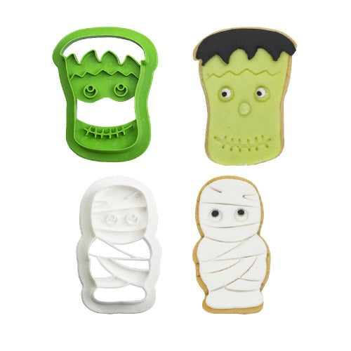 Monster cookie cutters, Set of 2 (D092)
