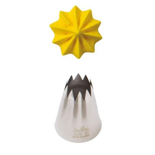 Open Star Icing Nozzle S/S15 (D523)