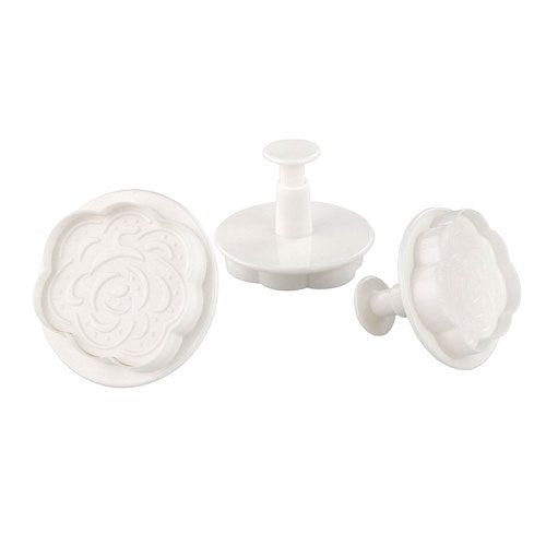 Tala Rose Plunger Cutters, Set Of 3 (g57x)