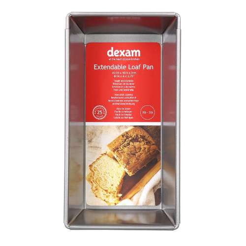 Dexam Non-Stick Extendable Loaf Pan, 1lb to 3lb (D027)