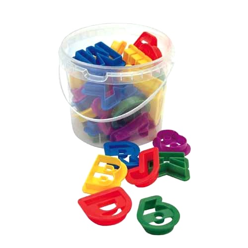 Alphabet & Numbers Cookie Cutters, Set Of 36 (d887)