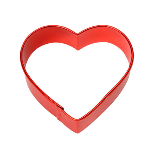 Red Heart Cookie Cutter, 7.5cm x 7cm (D231)