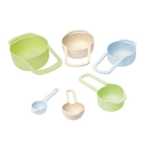 Pastels Measuring Cup & Spoons, Set Of 6 (D277)