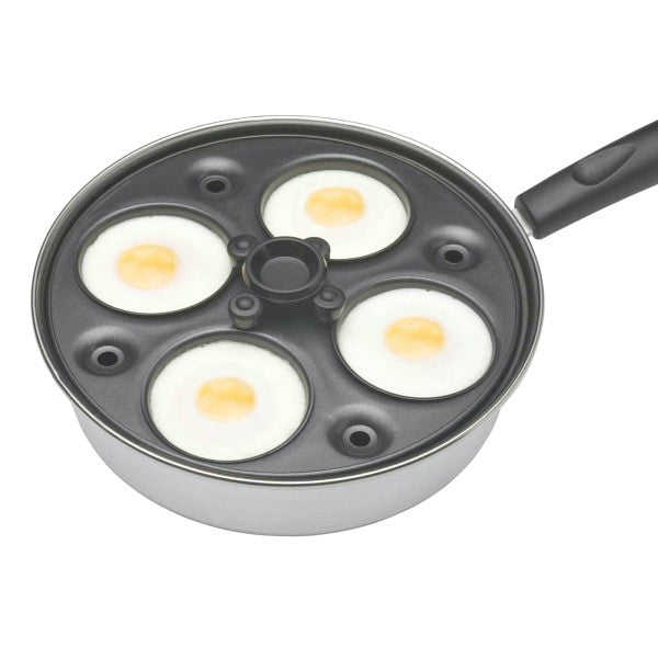 Kitchencraft Non-Stick 4 Hole Egg Poacher (k51e)