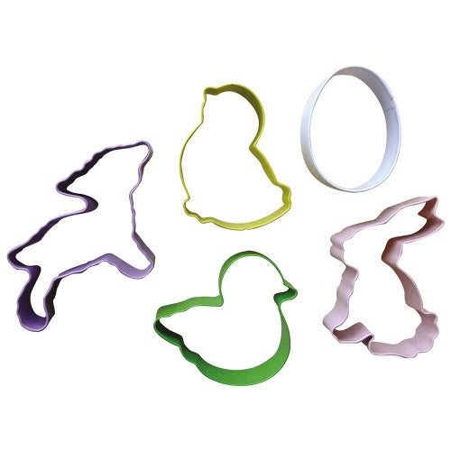 Easter Springtime Cookie Cutters, Set Of 5 (E210)