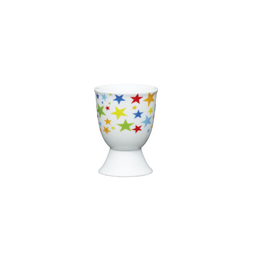 Porcelain Egg Cup, Bright Stars (k76M)
