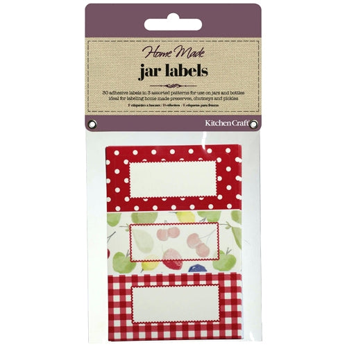 Self-Adhesive Jam Jar Labels, Orchard, Pack of 30 (k09n)
