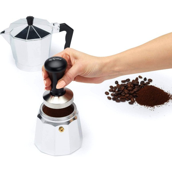 Le’Xpress Stainless Steel Espresso Coffee Tamper (K64F)