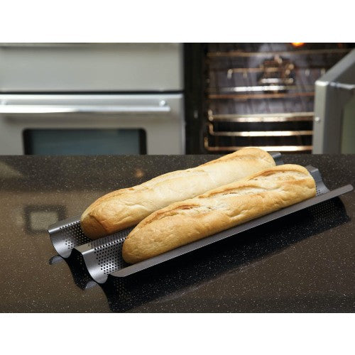 MasterClass Crusty Bake Non-Stick Baguette Tray (K33G)