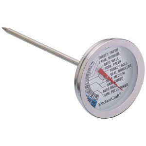 Kitchencraft Stainless Steel Meat Thermometer (K27F)