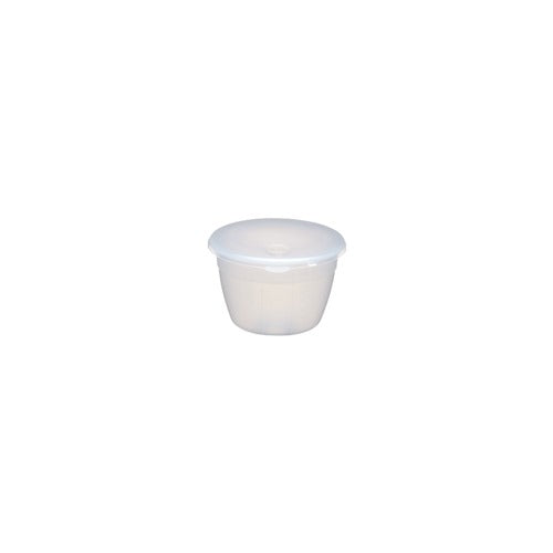 Kitchencraft Plastic Pudding Basin With Lid, 1/4 Pint/150ml (k82f)