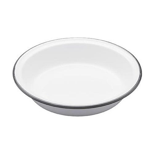 Enamel Round Pie Dish, 20cm (k17c)