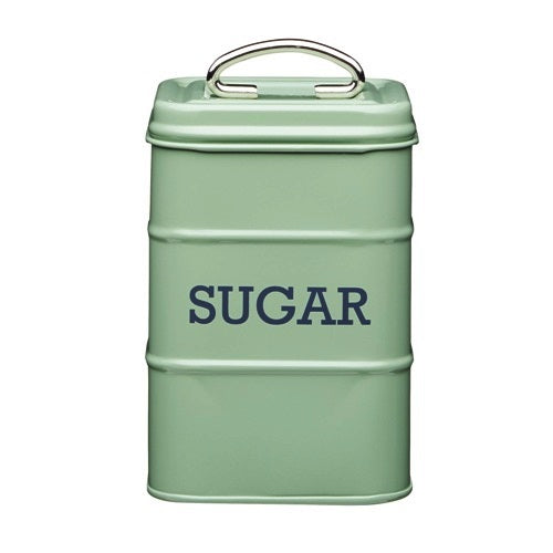 Living Nostalgia Sugar Storage Tin, Sage Green (K40H)
