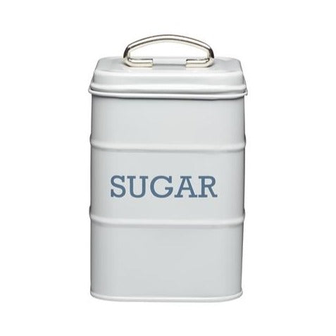Living Nostalgia Sugar Storage Tin, French Grey (K25H)