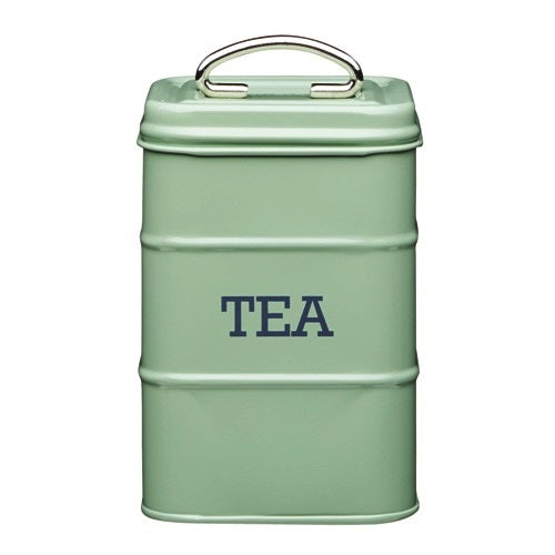 Living Nostalgia Tea Storage Tin, Sage Green (K33H)